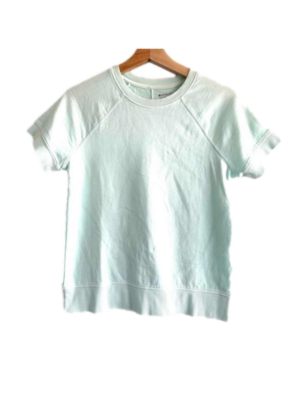 Athleta Sundown Short Sleeve Sweatshirt Tee